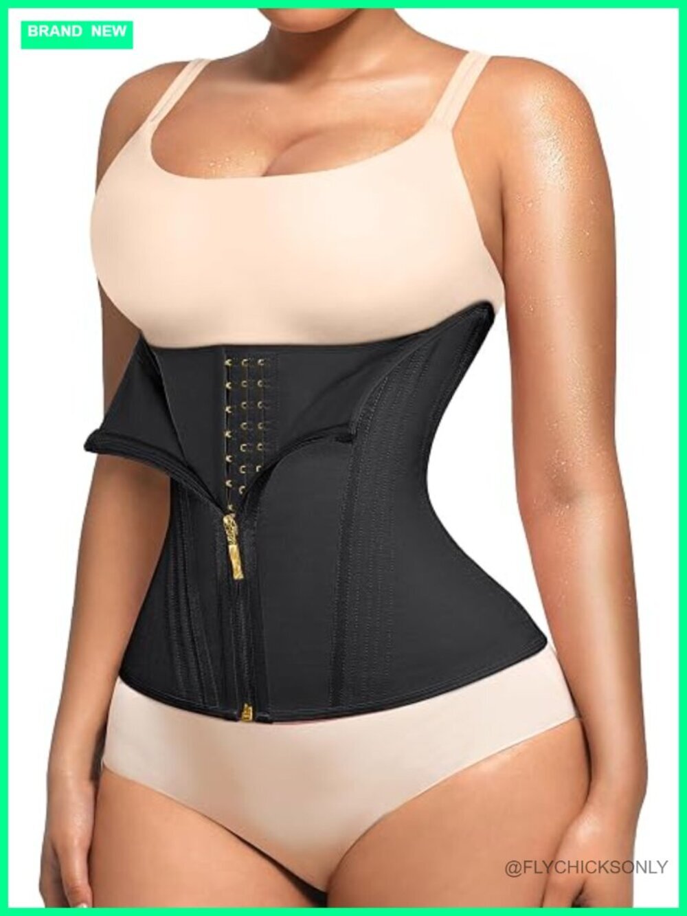 Waist Trainer Corset Shapewear Tummy Control Body Shaper with Steel Bones